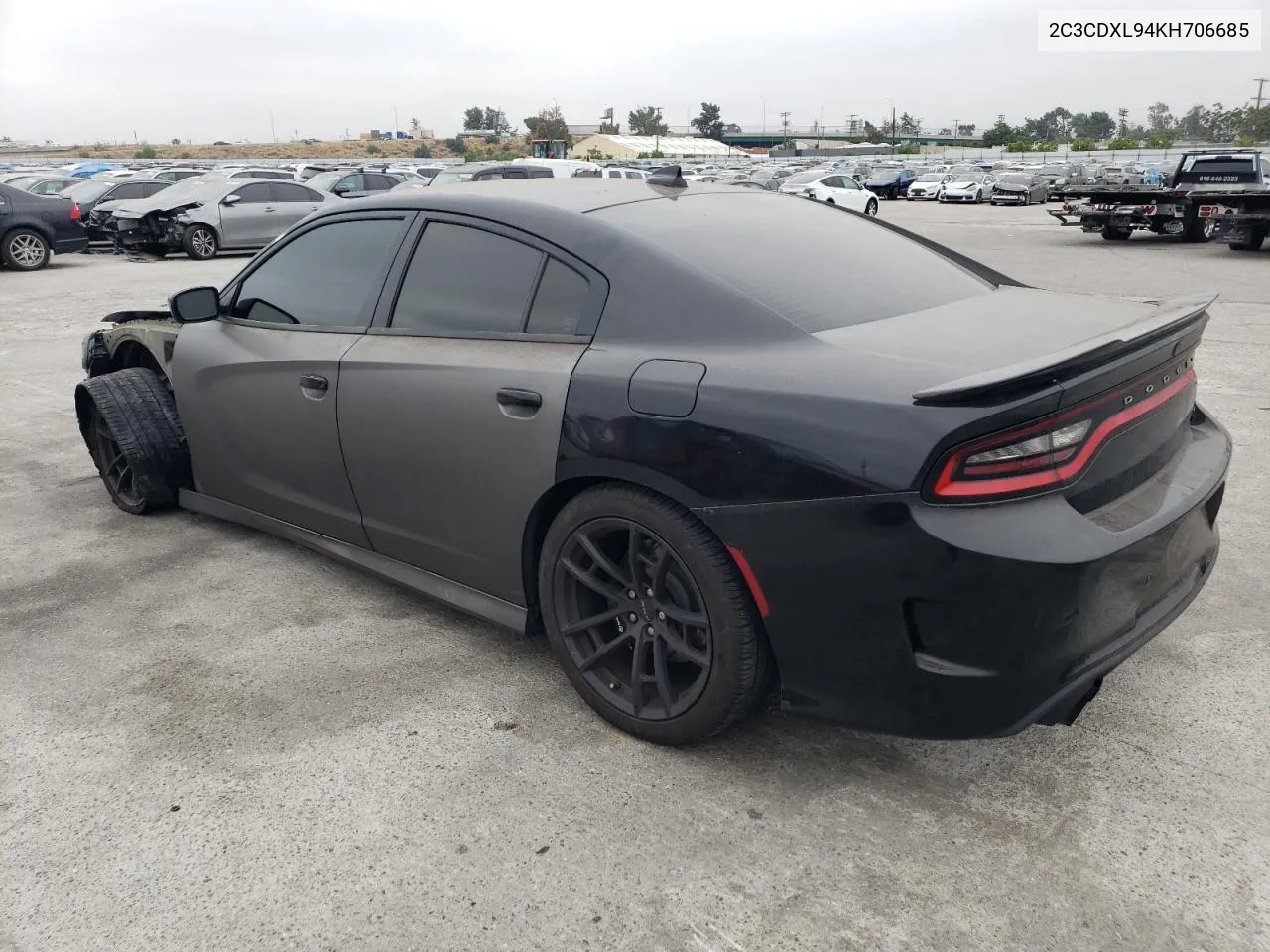 2019 Dodge Charger Srt Hellcat VIN: 2C3CDXL94KH706685 Lot: 55531314