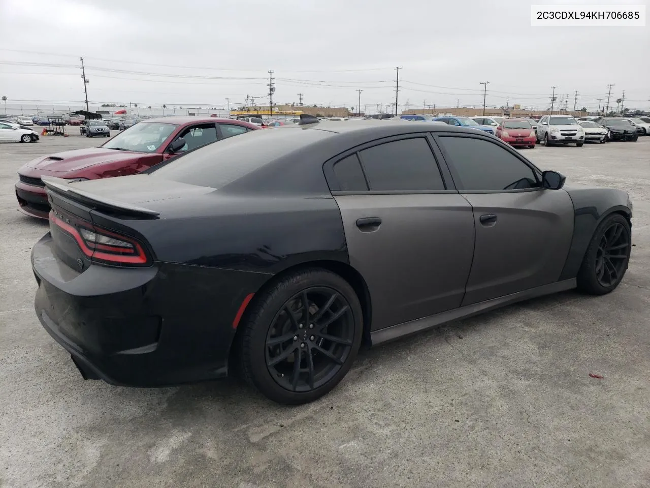 2019 Dodge Charger Srt Hellcat VIN: 2C3CDXL94KH706685 Lot: 55531314