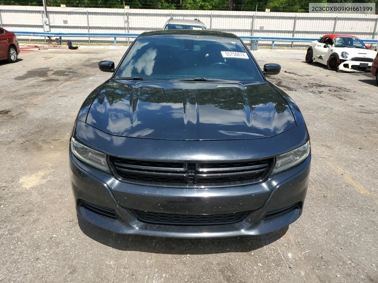 2019 Dodge Charger Sxt VIN: 2C3CDXBG9KH661999 Lot: 55750874