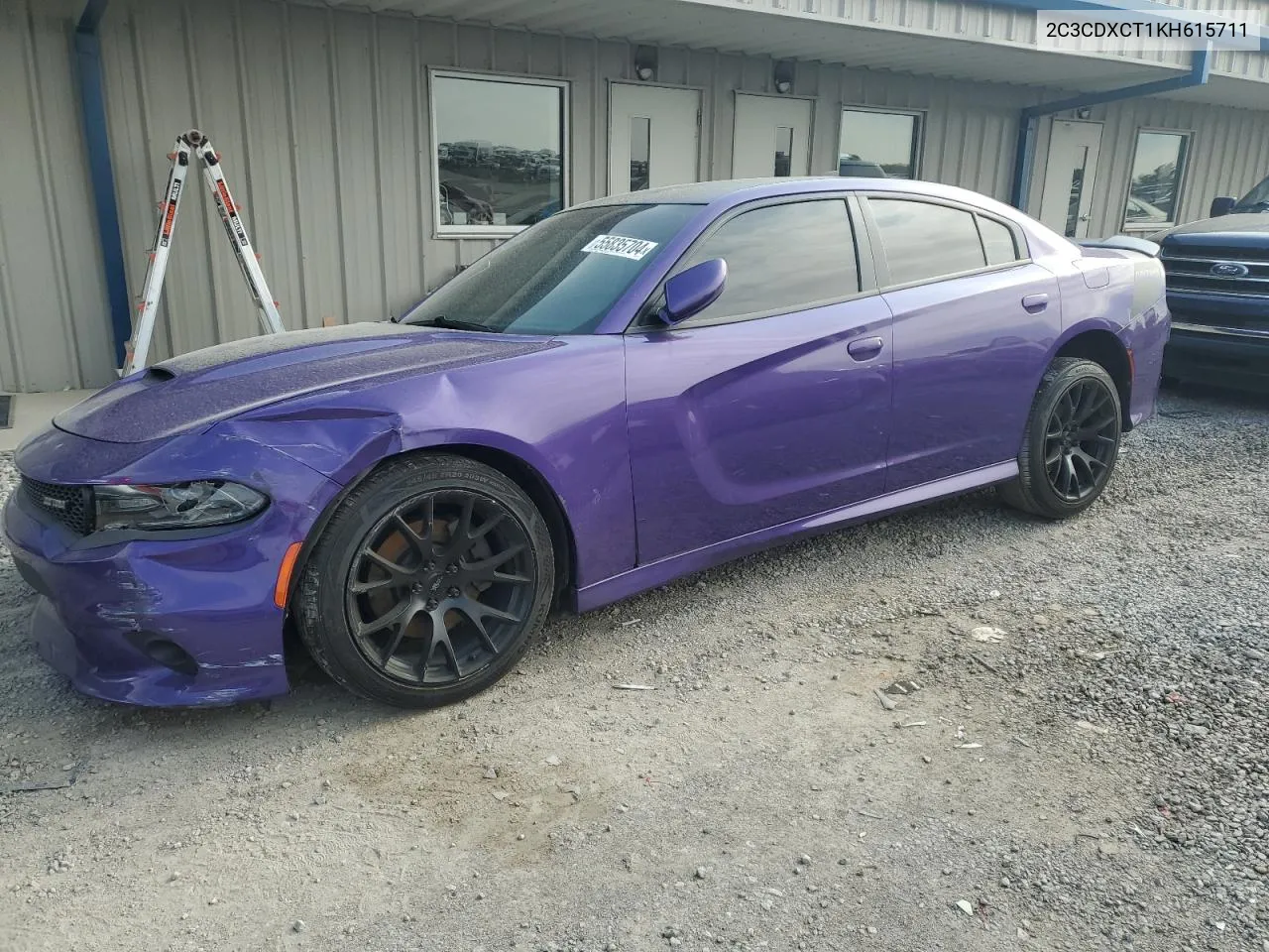 2019 Dodge Charger R/T VIN: 2C3CDXCT1KH615711 Lot: 55835704