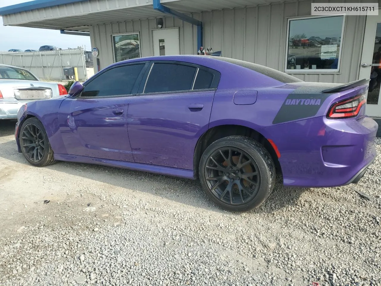 2019 Dodge Charger R/T VIN: 2C3CDXCT1KH615711 Lot: 55835704