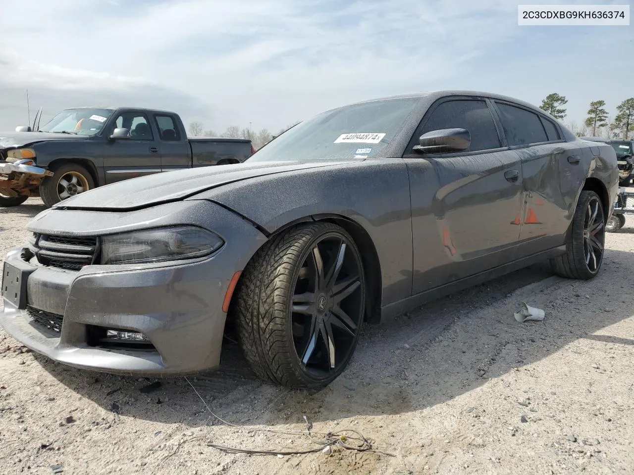 2C3CDXBG9KH636374 2019 Dodge Charger Sxt