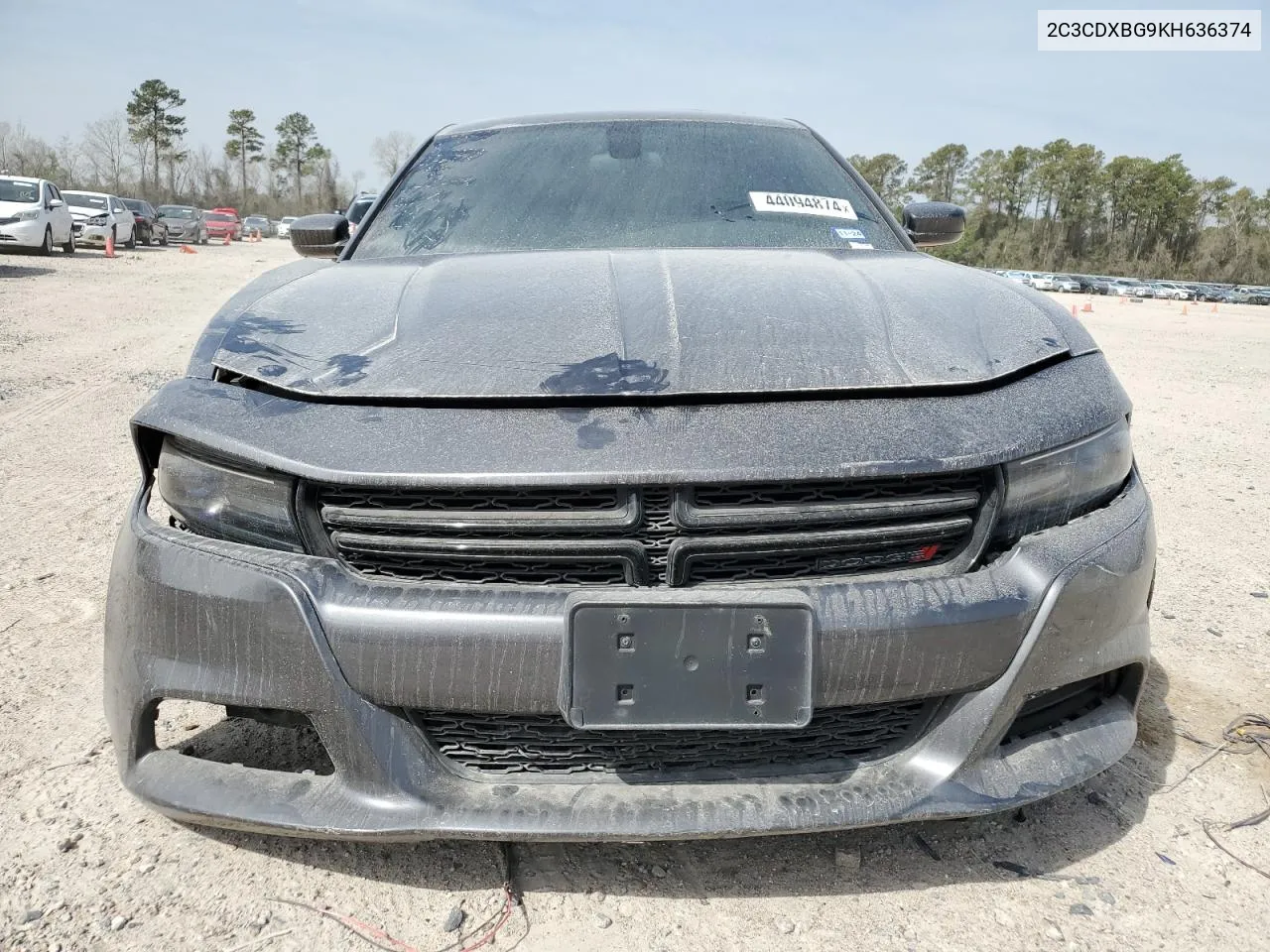 2019 Dodge Charger Sxt VIN: 2C3CDXBG9KH636374 Lot: 61869064