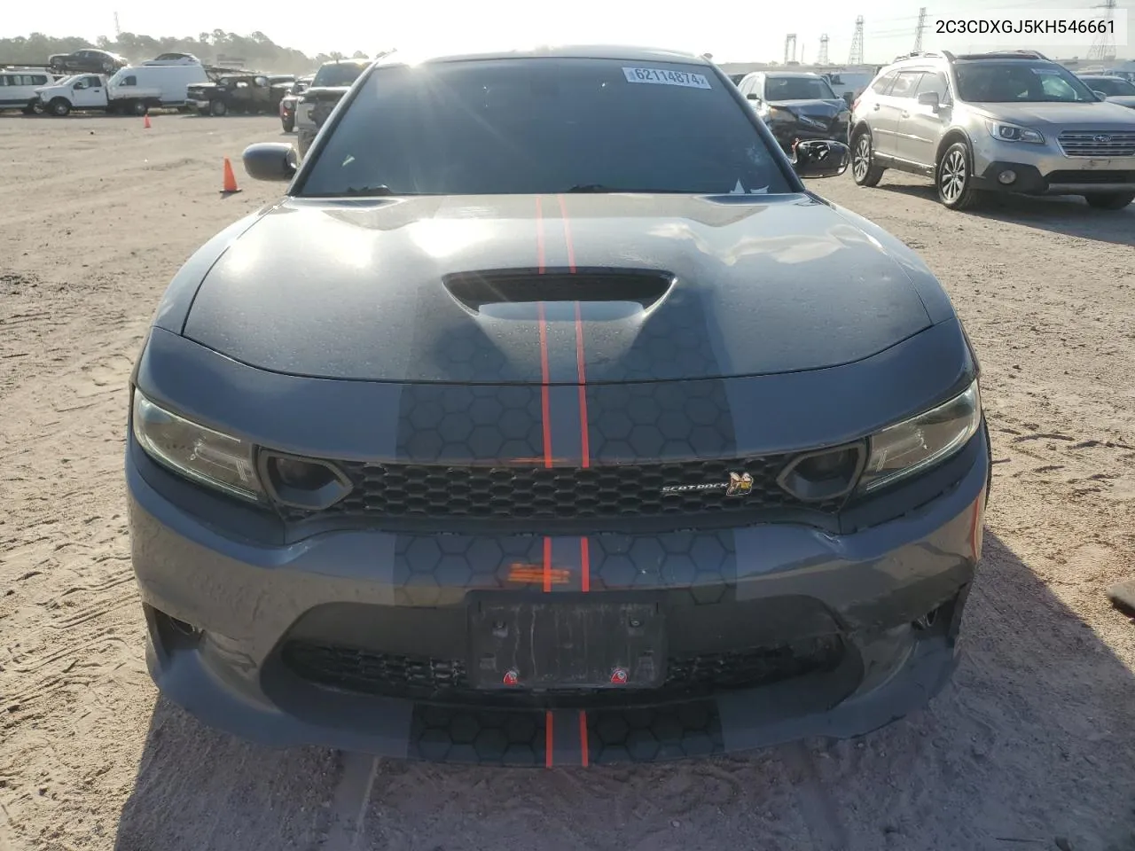 2019 Dodge Charger Scat Pack VIN: 2C3CDXGJ5KH546661 Lot: 62114874