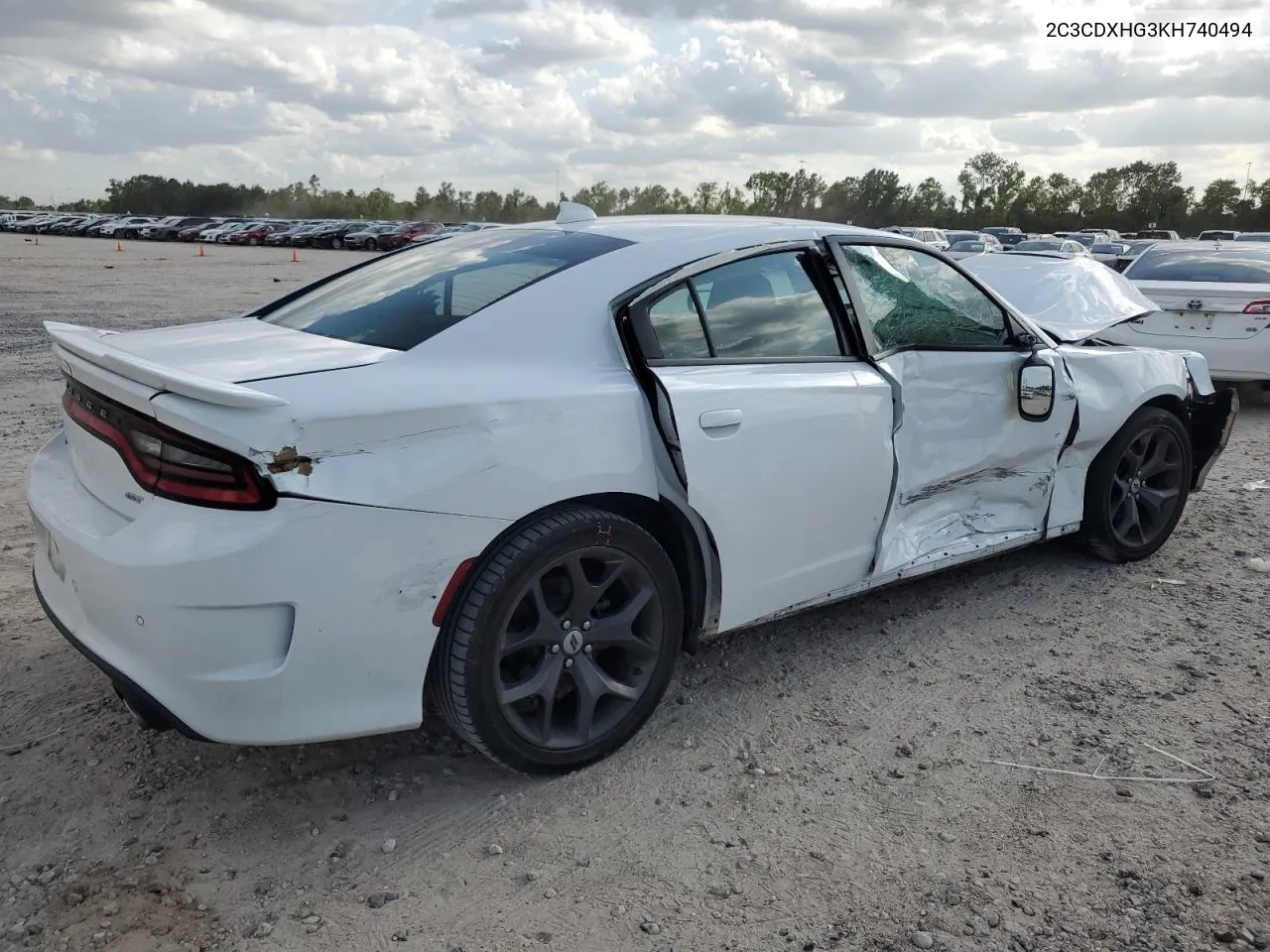 2019 Dodge Charger Gt VIN: 2C3CDXHG3KH740494 Lot: 62173814