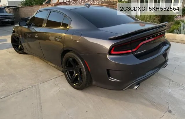 2019 Dodge Charger R/T VIN: 2C3CDXCT5KH552564 Lot: 64325114