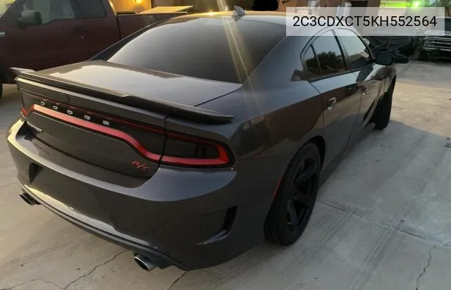 2019 Dodge Charger R/T VIN: 2C3CDXCT5KH552564 Lot: 64325114