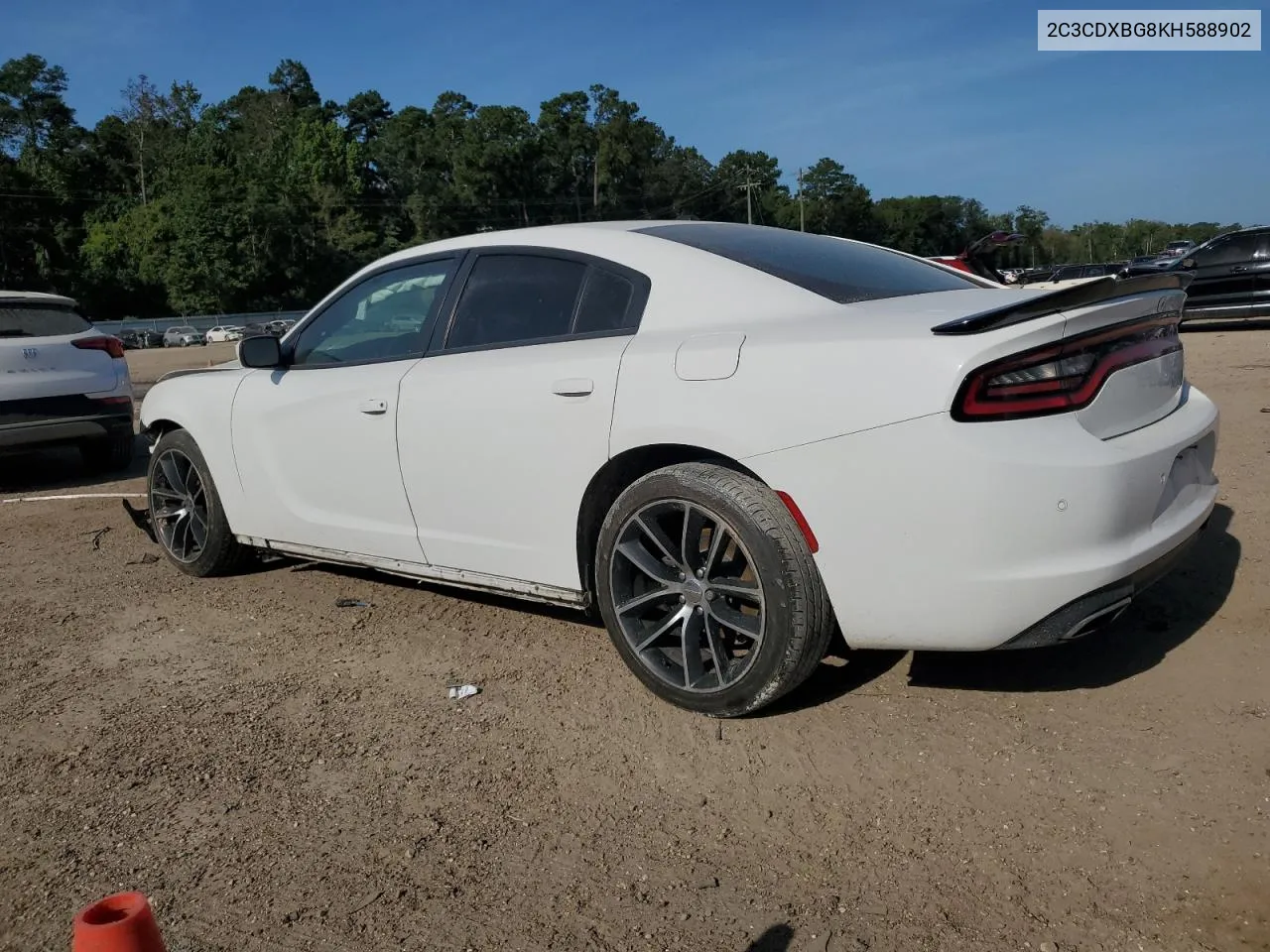 2019 Dodge Charger Sxt VIN: 2C3CDXBG8KH588902 Lot: 65249414