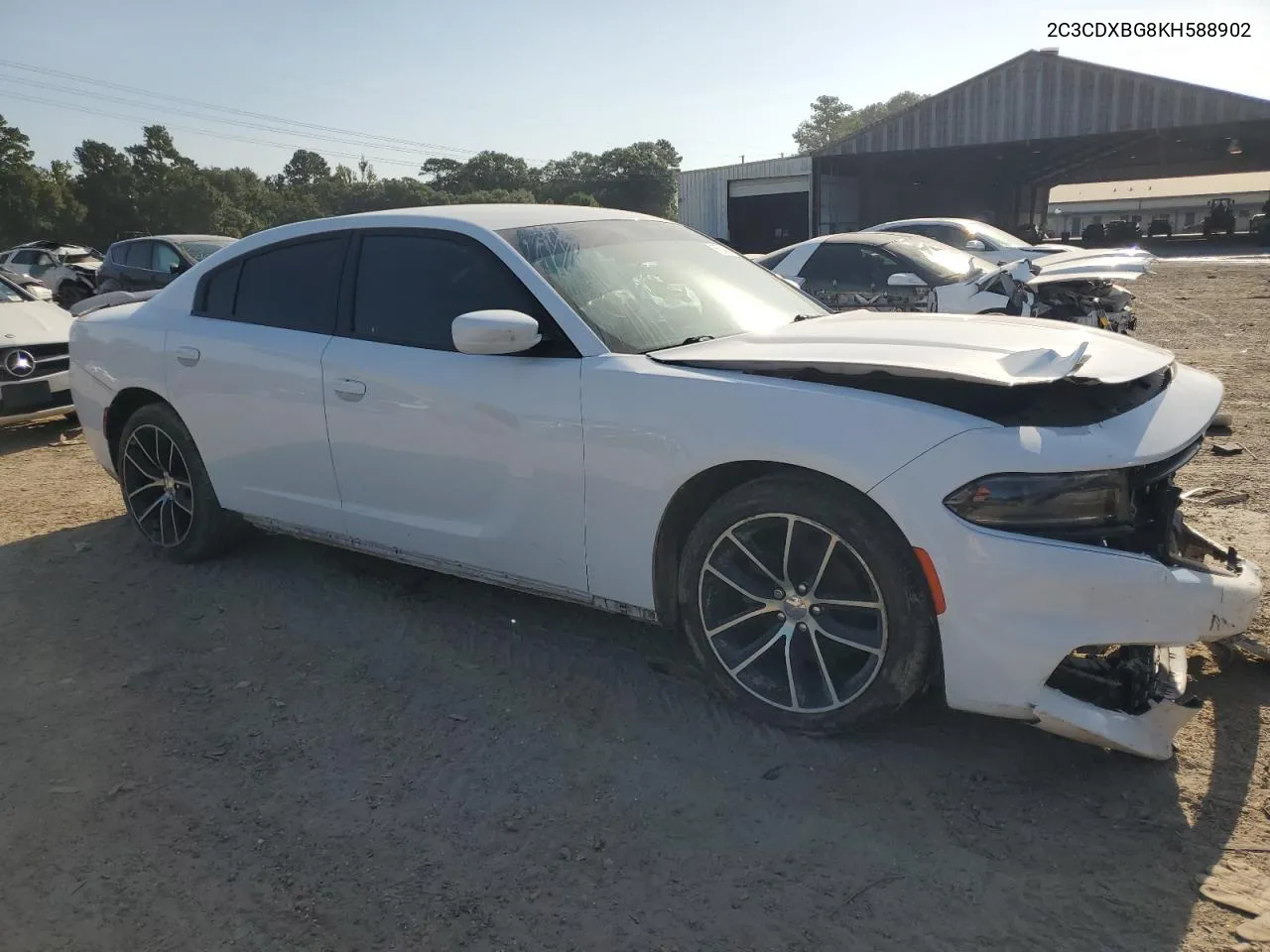 2019 Dodge Charger Sxt VIN: 2C3CDXBG8KH588902 Lot: 65249414