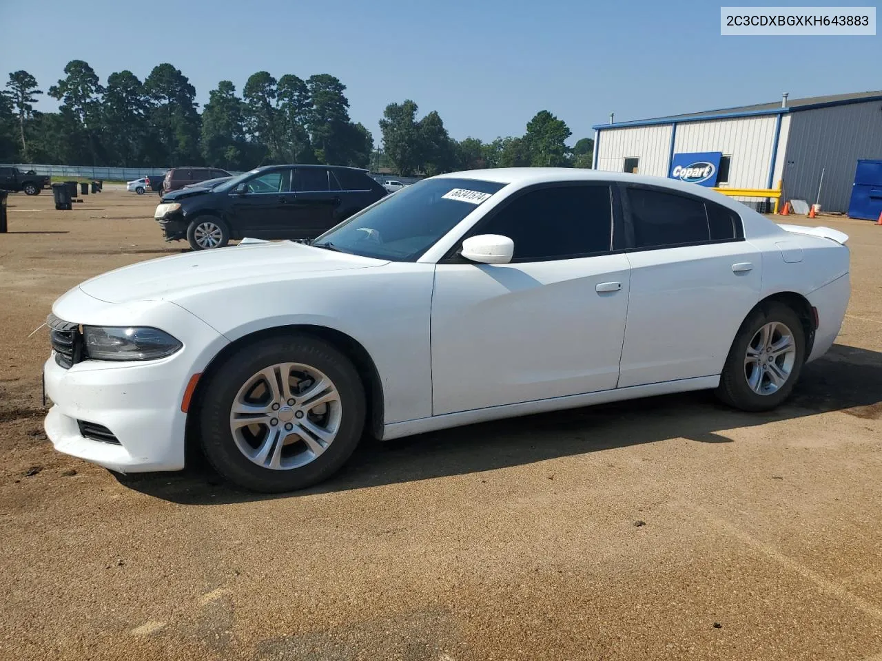 2C3CDXBGXKH643883 2019 Dodge Charger Sxt