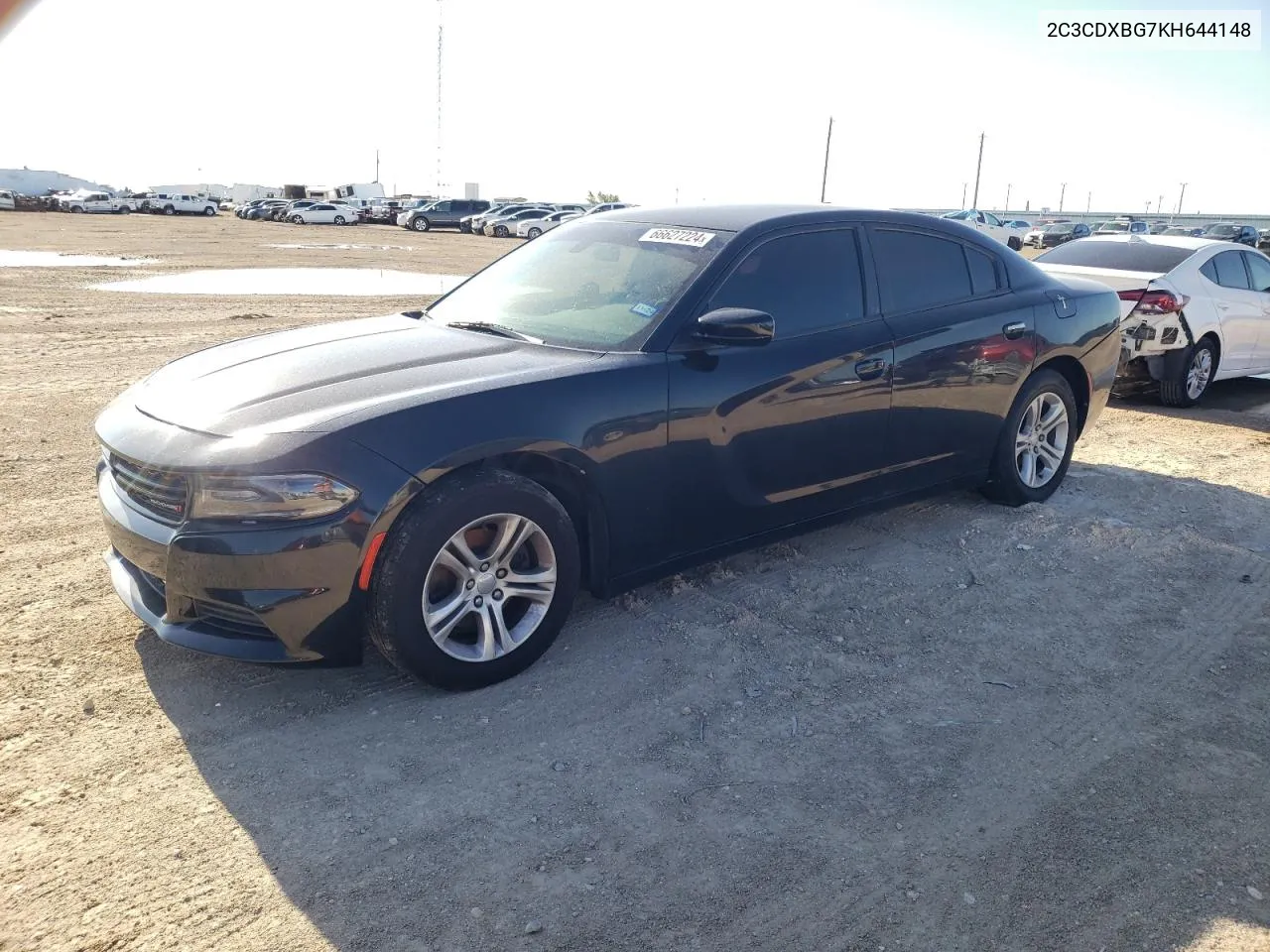 2019 Dodge Charger Sxt VIN: 2C3CDXBG7KH644148 Lot: 66627224