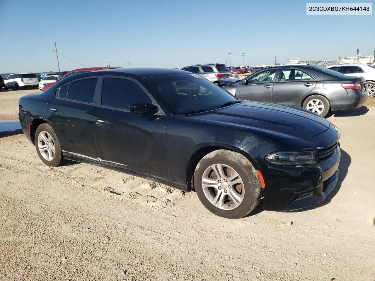 2019 Dodge Charger Sxt VIN: 2C3CDXBG7KH644148 Lot: 66627224