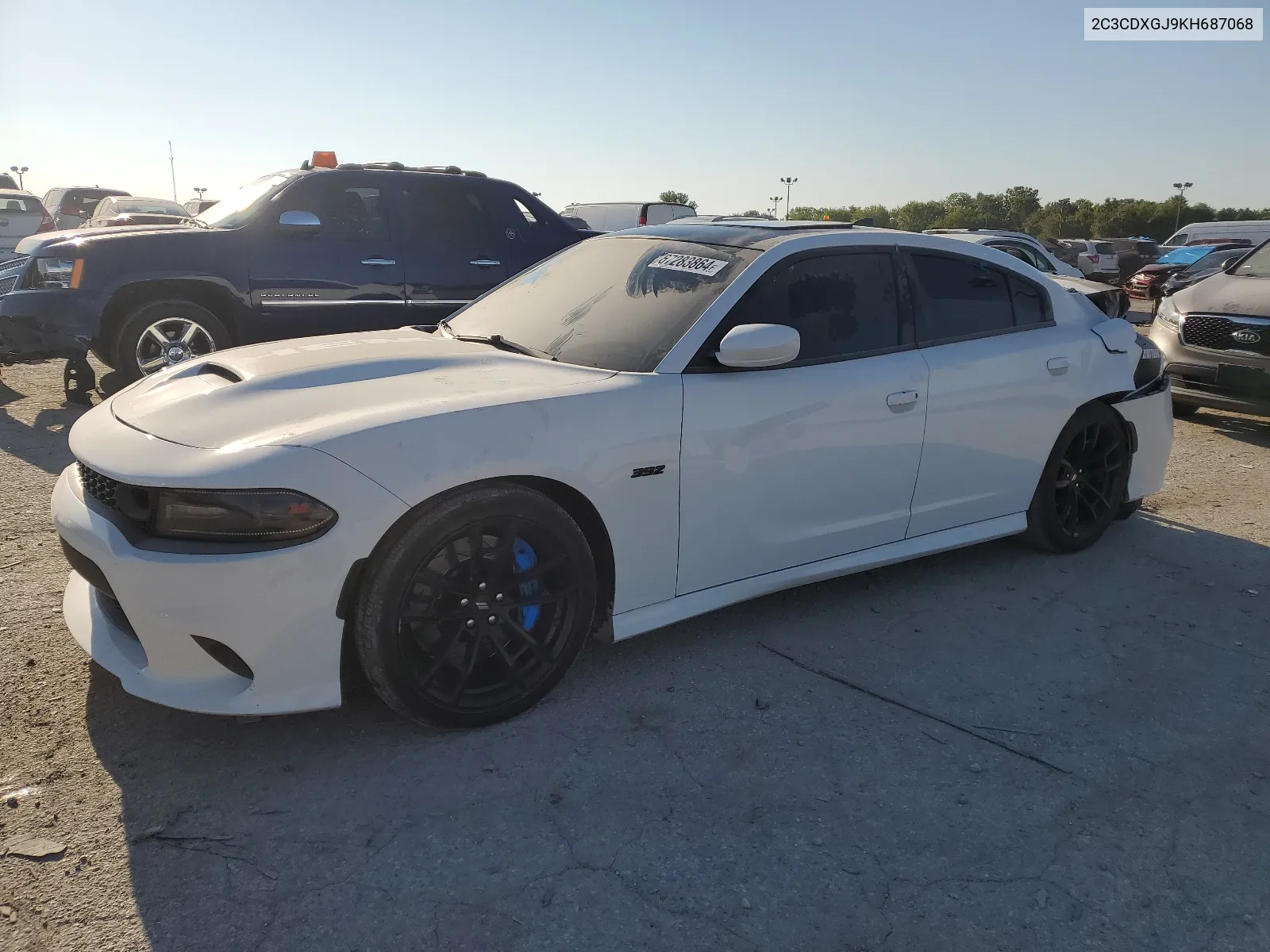 2019 Dodge Charger Scat Pack VIN: 2C3CDXGJ9KH687068 Lot: 67283864