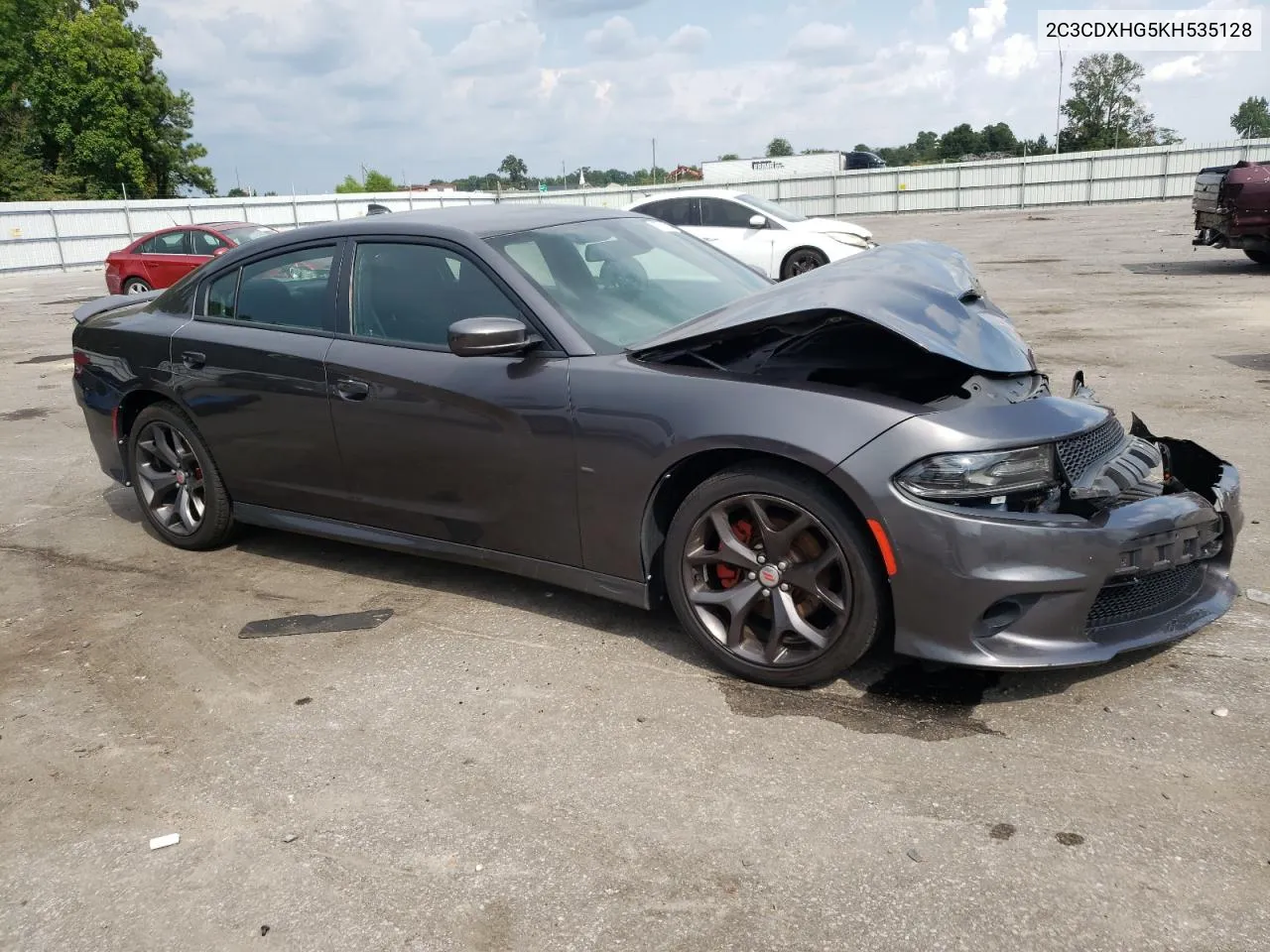 2019 Dodge Charger Gt VIN: 2C3CDXHG5KH535128 Lot: 67558134