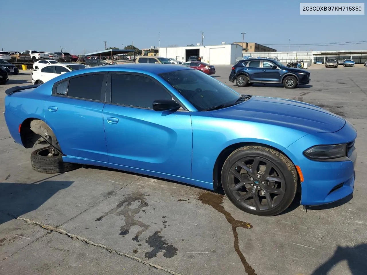 2019 Dodge Charger Sxt VIN: 2C3CDXBG7KH715350 Lot: 68355554