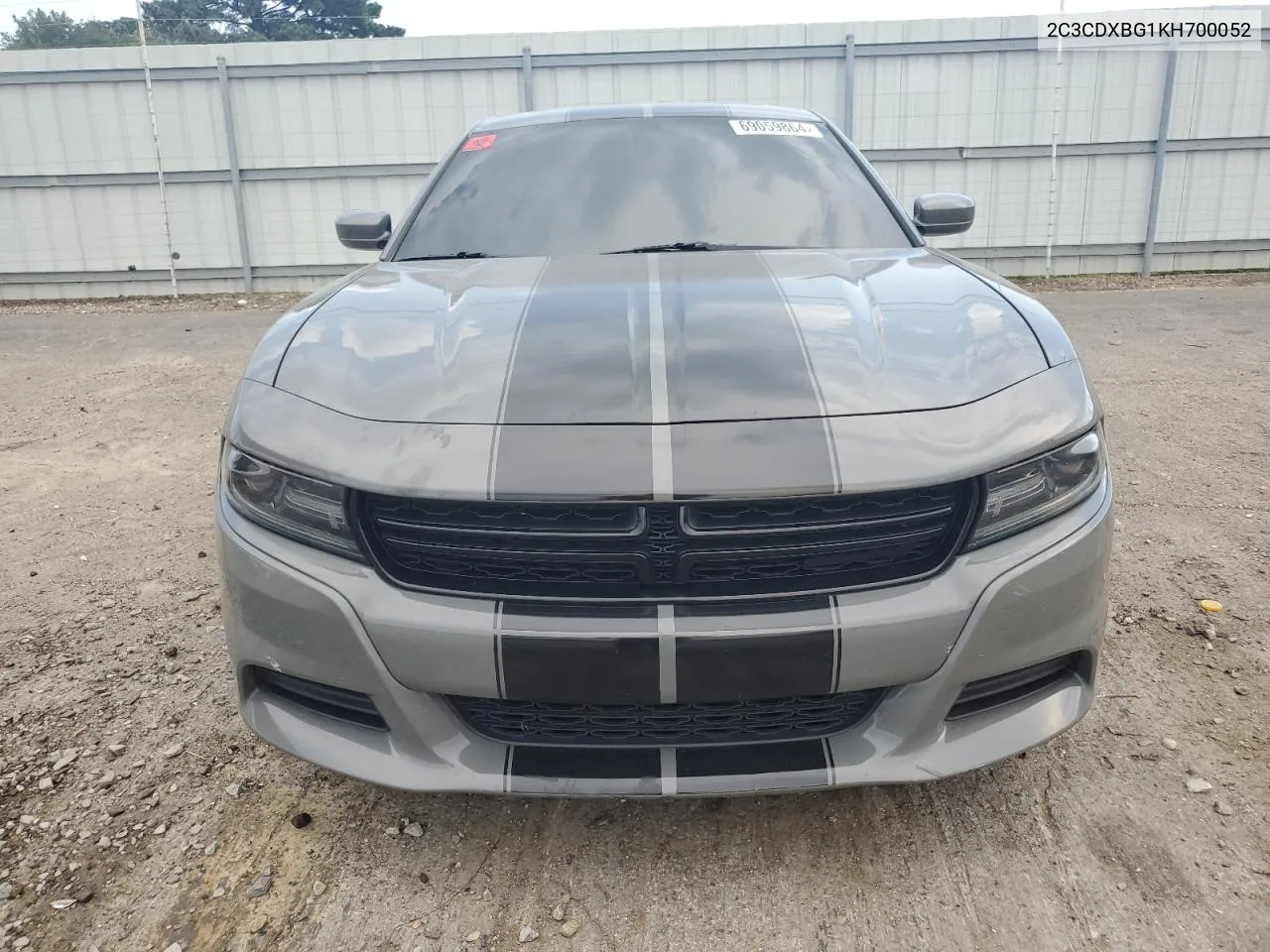 2C3CDXBG1KH700052 2019 Dodge Charger Sxt