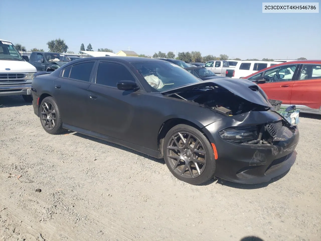 2019 Dodge Charger R/T VIN: 2C3CDXCT4KH546786 Lot: 69081444