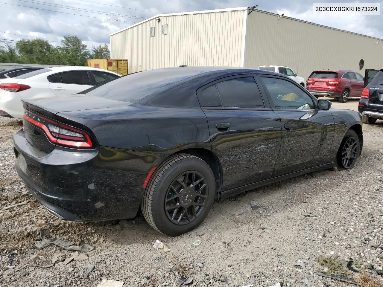 2019 Dodge Charger Sxt VIN: 2C3CDXBGXKH673224 Lot: 69212974