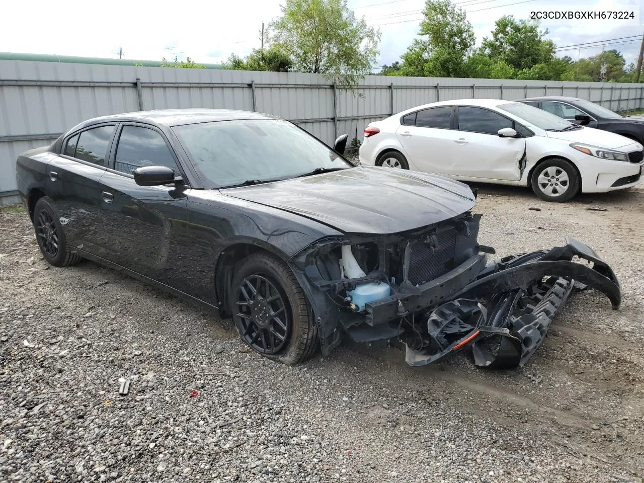 2019 Dodge Charger Sxt VIN: 2C3CDXBGXKH673224 Lot: 69212974