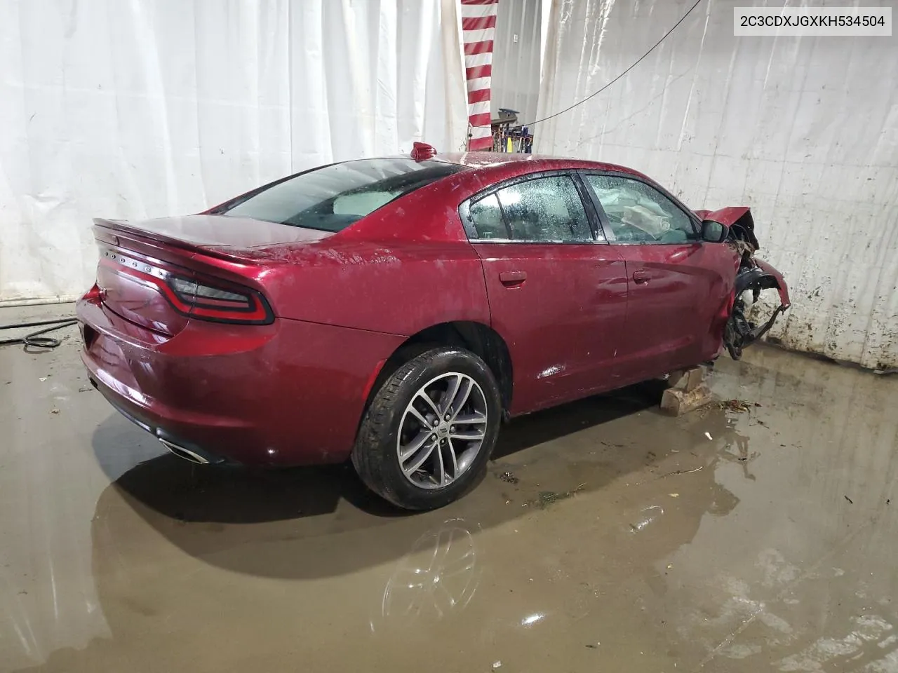 2C3CDXJGXKH534504 2019 Dodge Charger Sxt