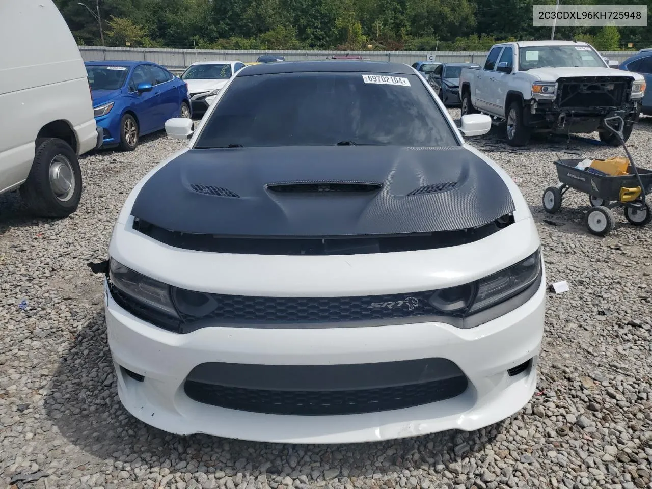 2C3CDXL96KH725948 2019 Dodge Charger Srt Hellcat