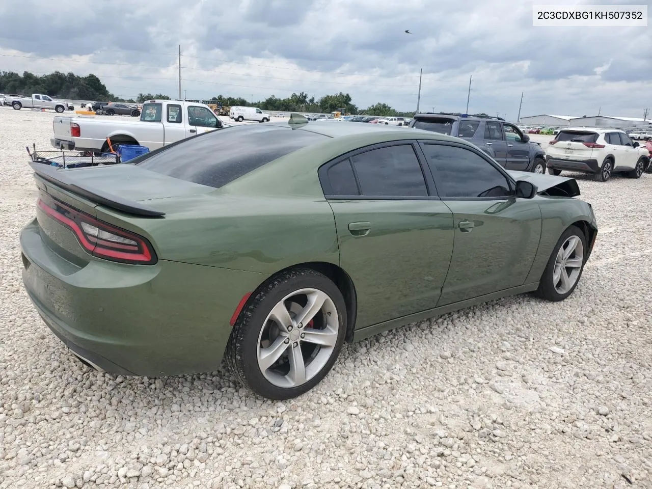 2C3CDXBG1KH507352 2019 Dodge Charger Sxt