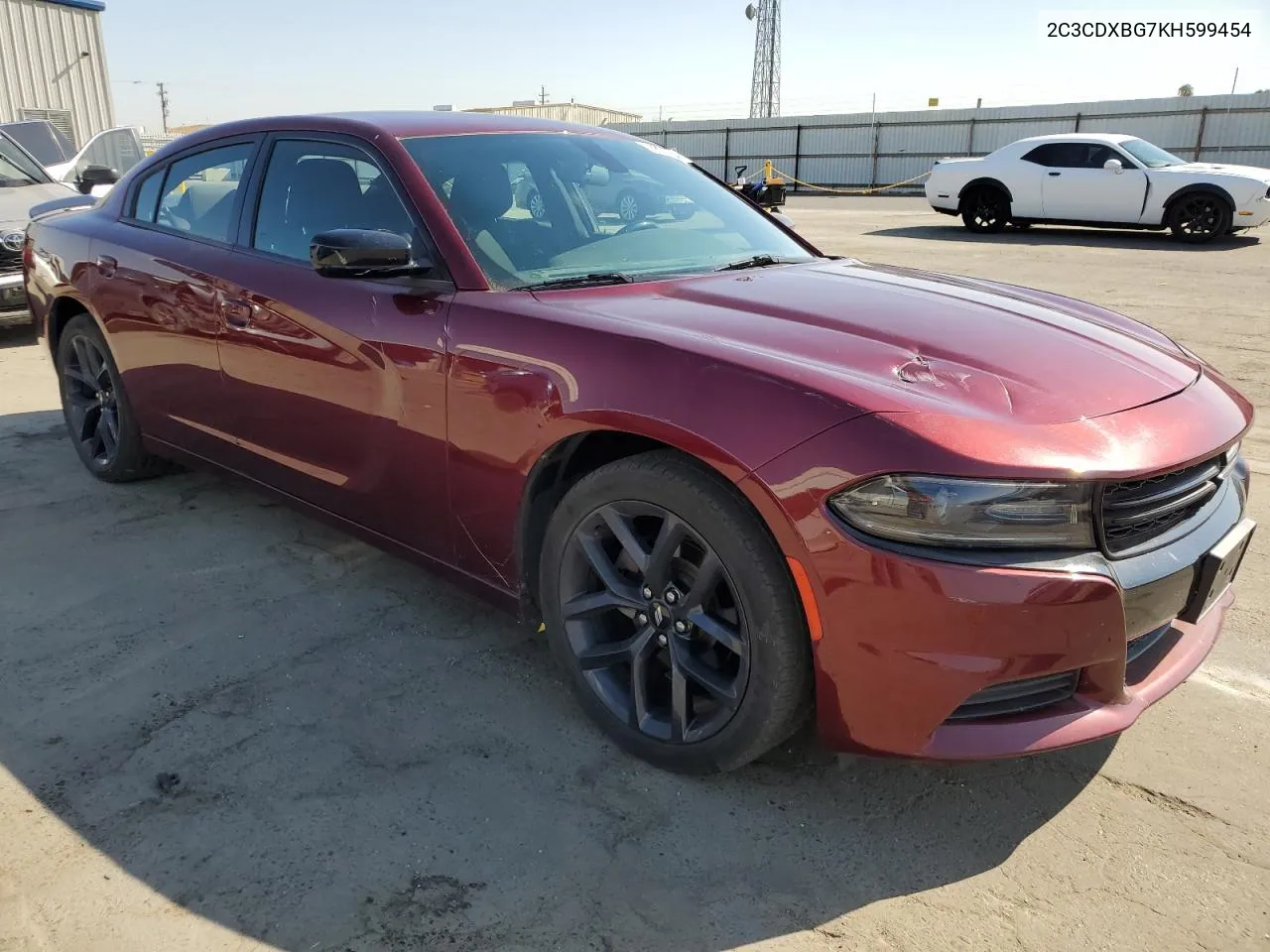 2C3CDXBG7KH599454 2019 Dodge Charger Sxt