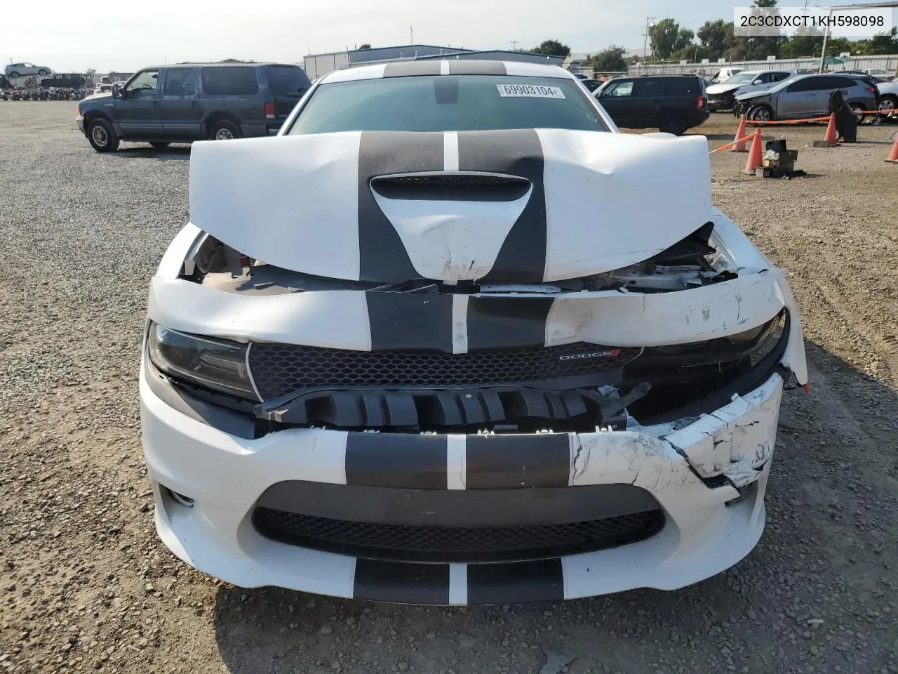 2019 Dodge Charger R/T VIN: 2C3CDXCT1KH598098 Lot: 69903104