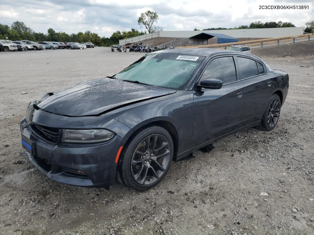 2019 Dodge Charger Sxt VIN: 2C3CDXBG6KH513891 Lot: 69985604