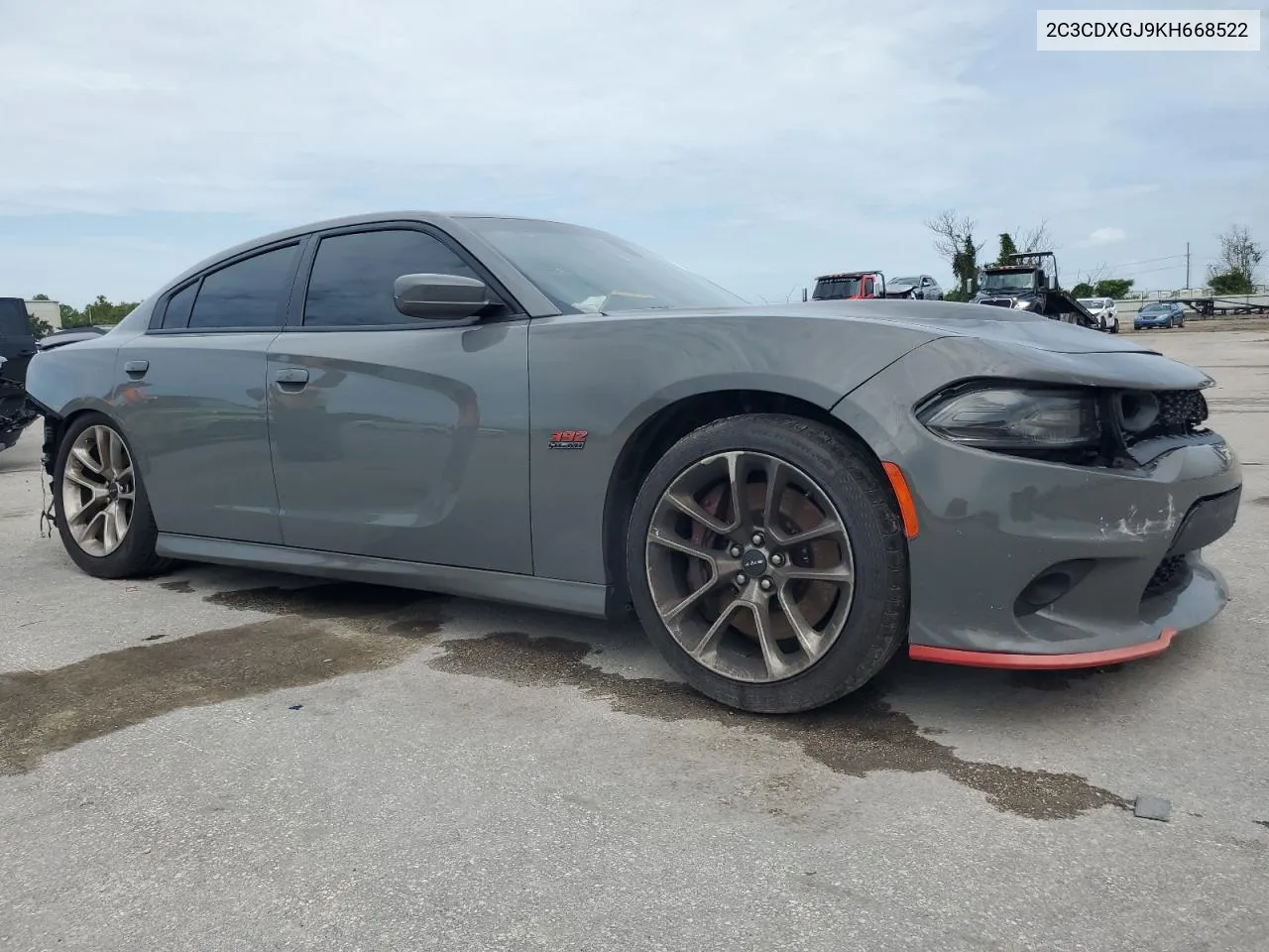 2019 Dodge Charger Scat Pack VIN: 2C3CDXGJ9KH668522 Lot: 70419064