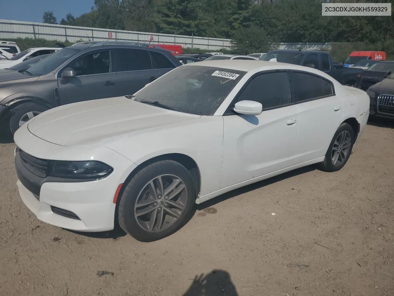 2C3CDXJG0KH559329 2019 Dodge Charger Sxt