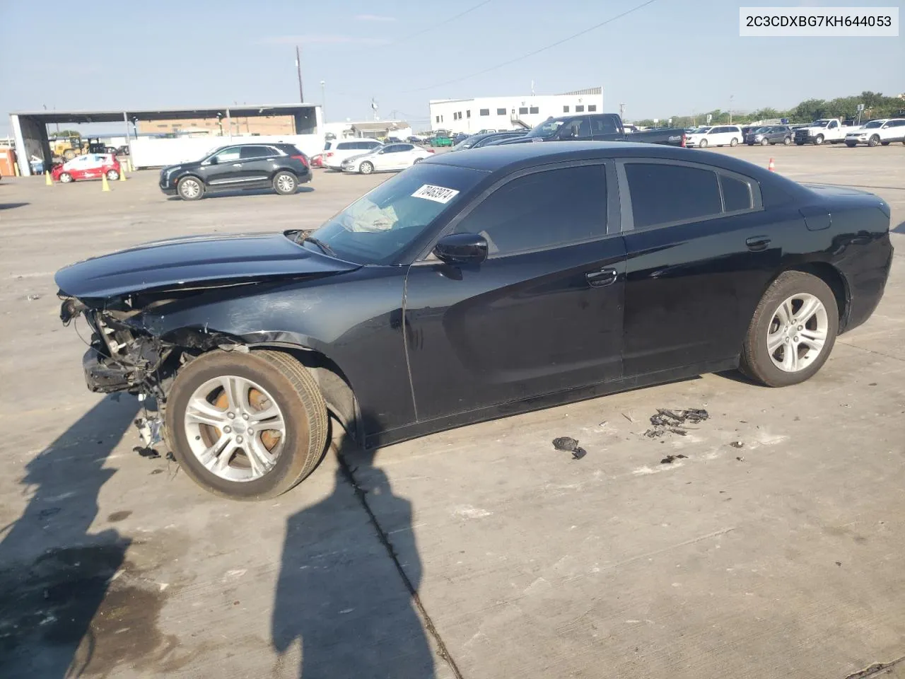 2019 Dodge Charger Sxt VIN: 2C3CDXBG7KH644053 Lot: 70463974