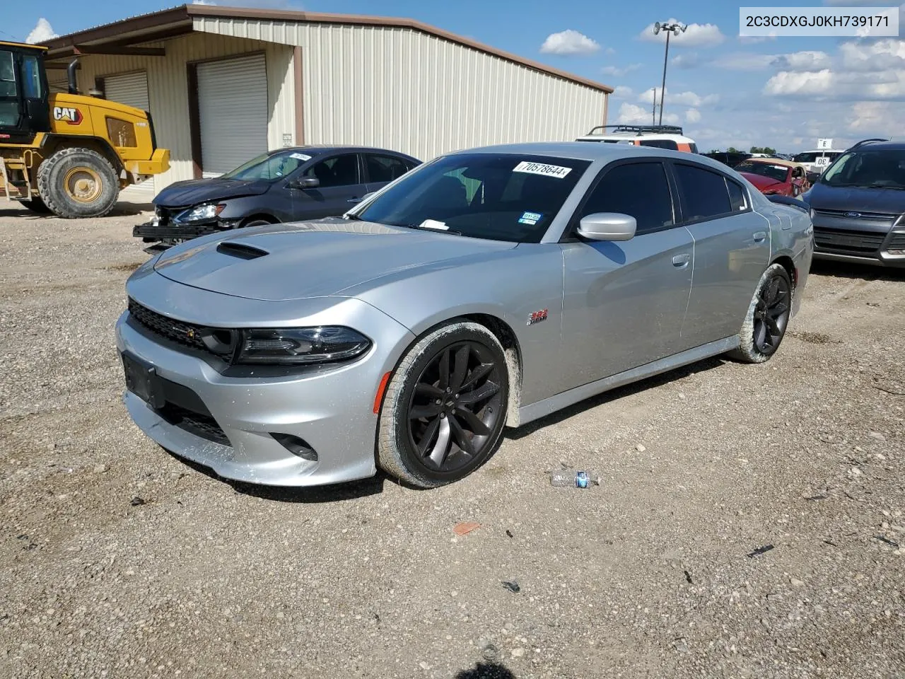 2019 Dodge Charger Scat Pack VIN: 2C3CDXGJ0KH739171 Lot: 70578644