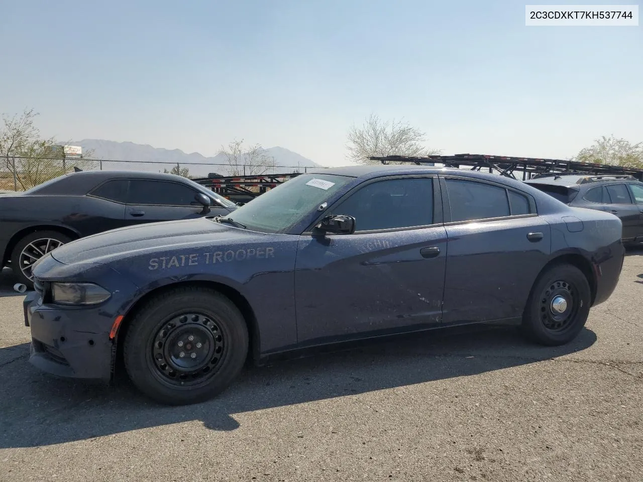 2019 Dodge Charger Police VIN: 2C3CDXKT7KH537744 Lot: 70644334