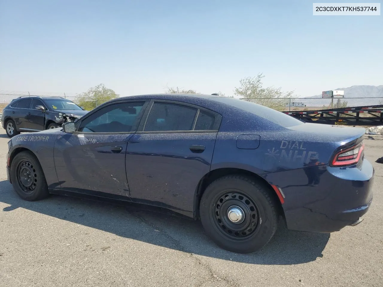 2019 Dodge Charger Police VIN: 2C3CDXKT7KH537744 Lot: 70644334