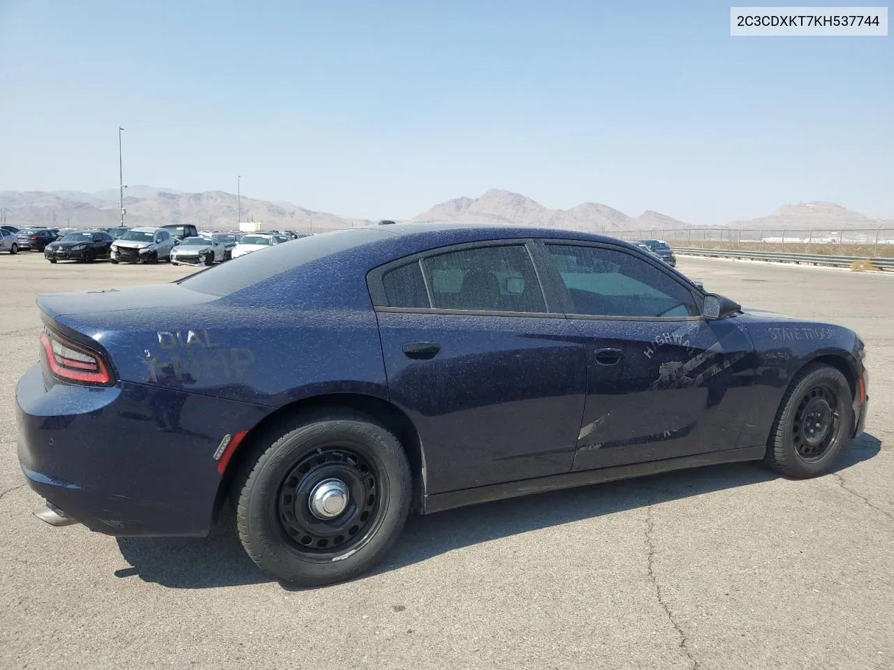 2C3CDXKT7KH537744 2019 Dodge Charger Police