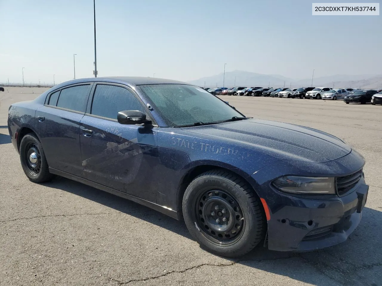 2019 Dodge Charger Police VIN: 2C3CDXKT7KH537744 Lot: 70644334