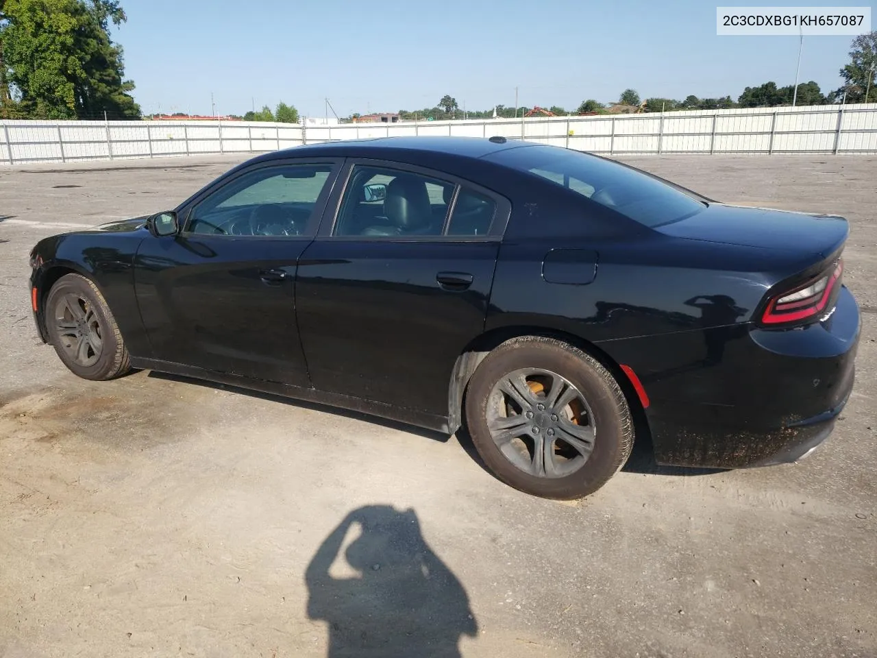 2019 Dodge Charger Sxt VIN: 2C3CDXBG1KH657087 Lot: 70726184