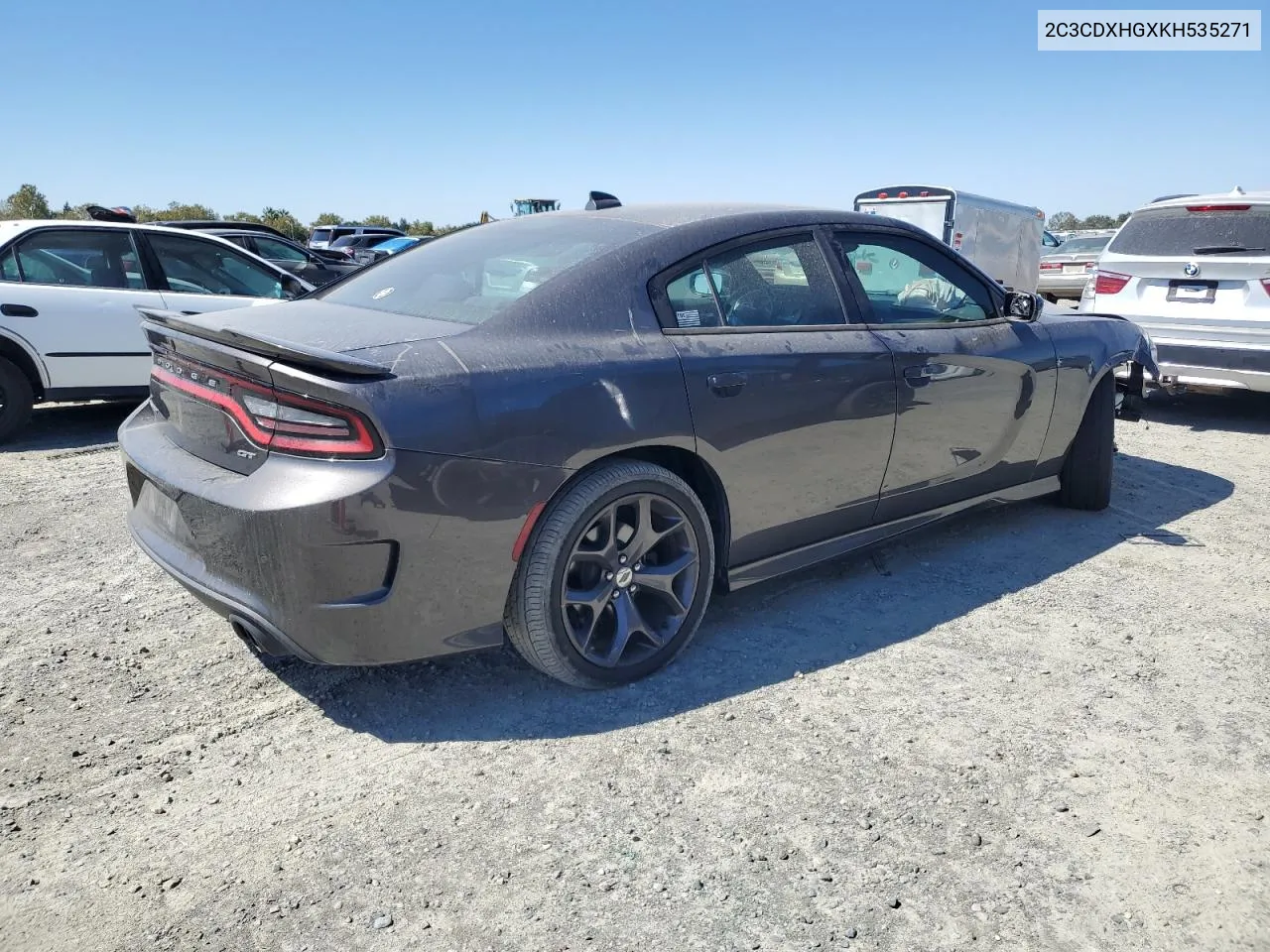 2019 Dodge Charger Gt VIN: 2C3CDXHGXKH535271 Lot: 70808794