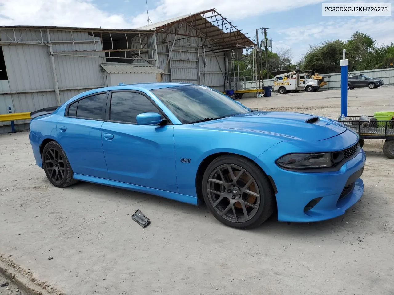 2019 Dodge Charger Scat Pack VIN: 2C3CDXGJ2KH726275 Lot: 70910644