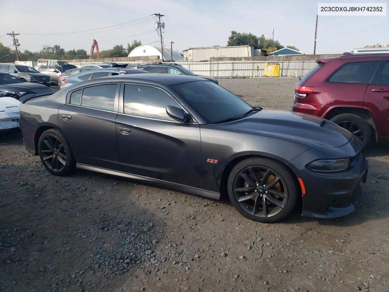 2019 Dodge Charger Scat Pack VIN: 2C3CDXGJ8KH742352 Lot: 71314864