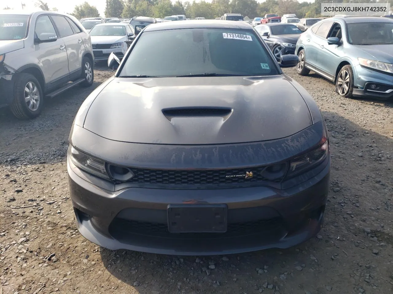 2019 Dodge Charger Scat Pack VIN: 2C3CDXGJ8KH742352 Lot: 71314864