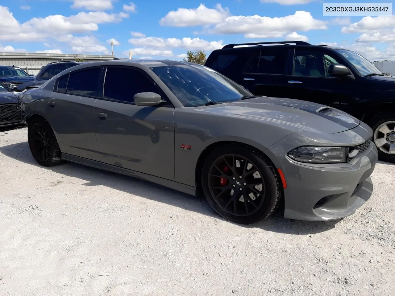 2019 Dodge Charger Scat Pack VIN: 2C3CDXGJ3KH535447 Lot: 71447354