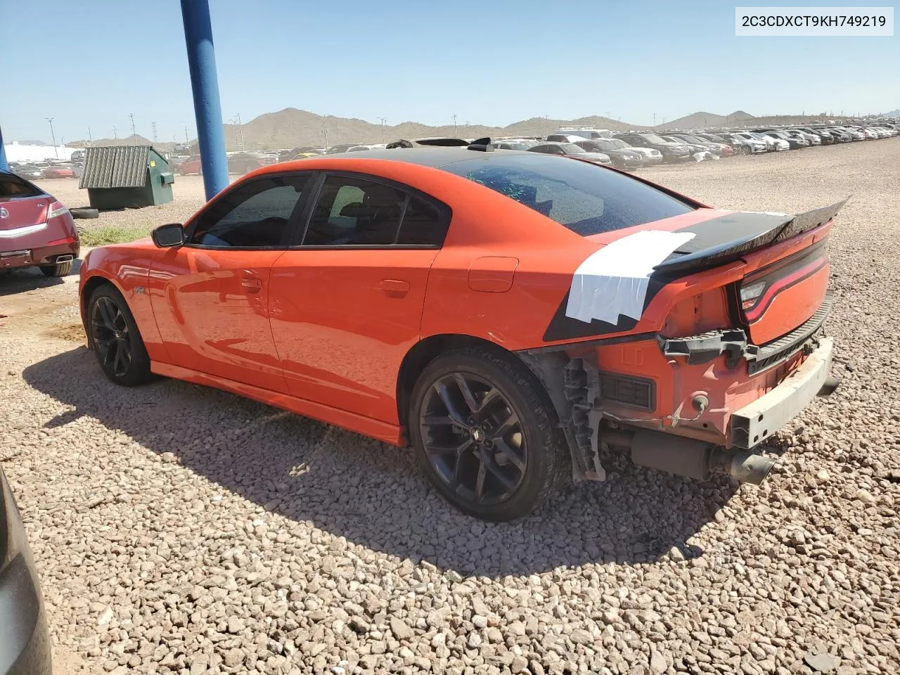 2019 Dodge Charger R/T VIN: 2C3CDXCT9KH749219 Lot: 71469704