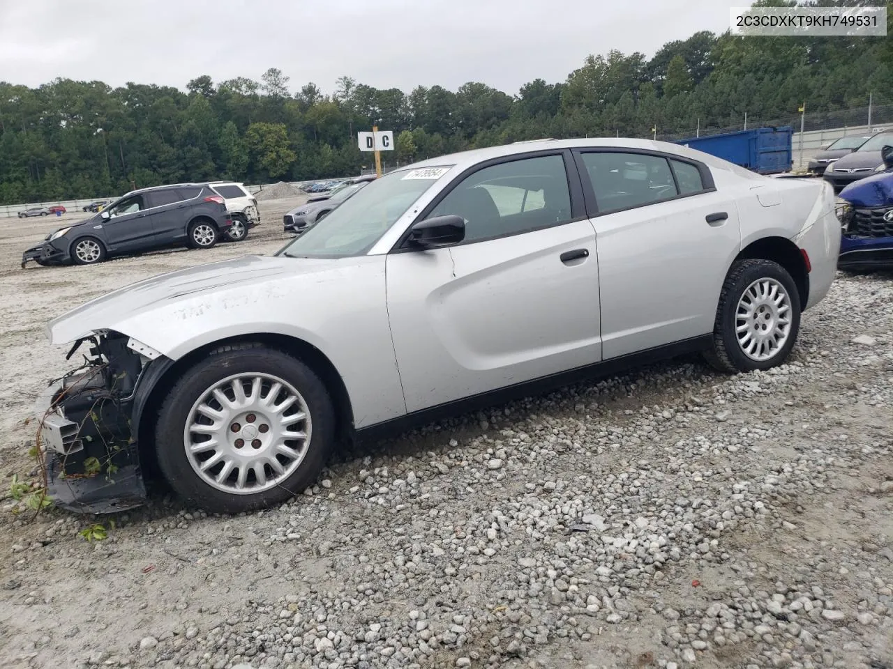 2019 Dodge Charger Police VIN: 2C3CDXKT9KH749531 Lot: 71479954