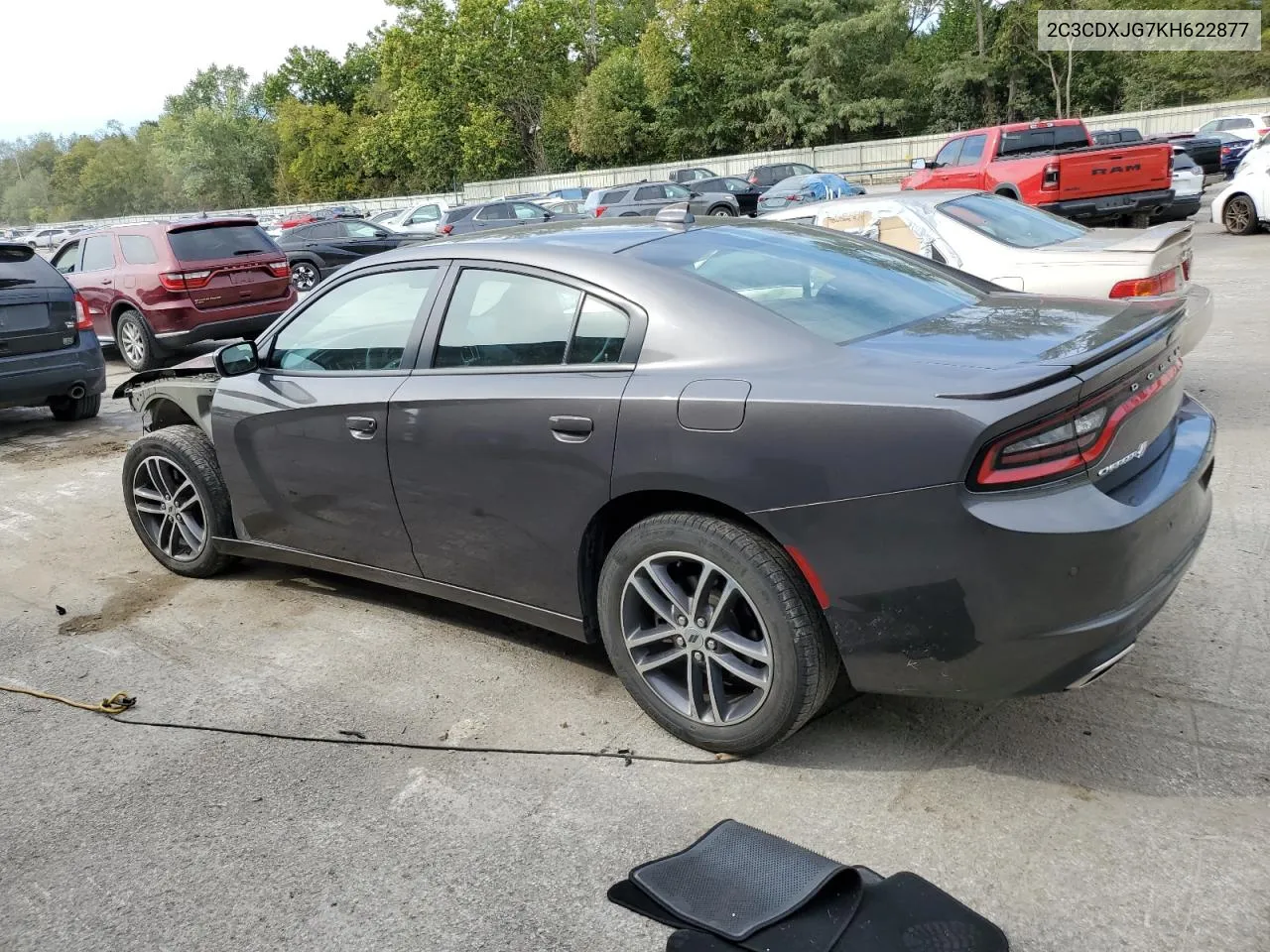 2019 Dodge Charger Sxt VIN: 2C3CDXJG7KH622877 Lot: 71541334