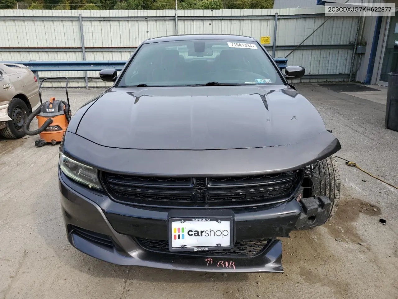 2019 Dodge Charger Sxt VIN: 2C3CDXJG7KH622877 Lot: 71541334