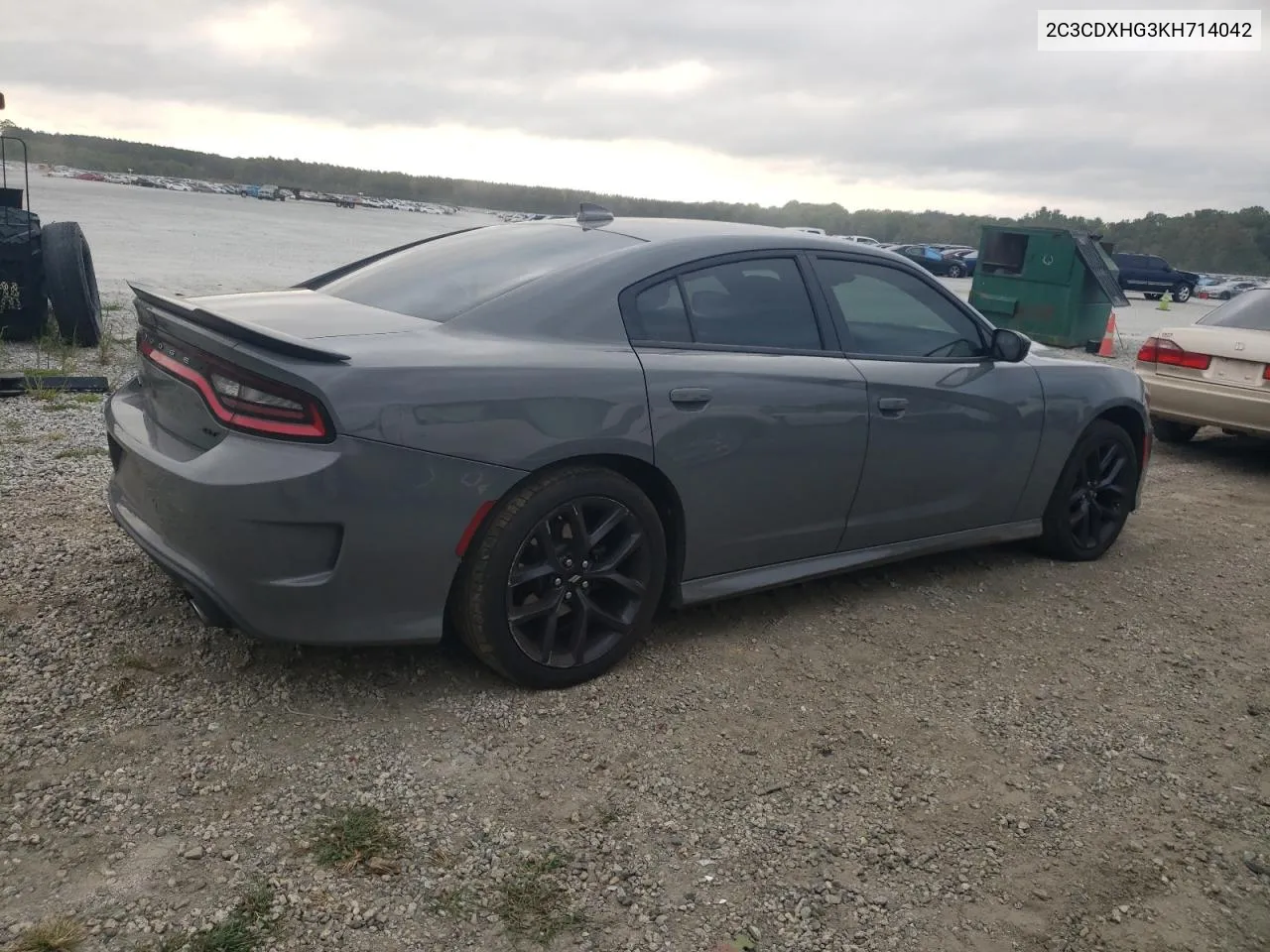 2019 Dodge Charger Gt VIN: 2C3CDXHG3KH714042 Lot: 71547144