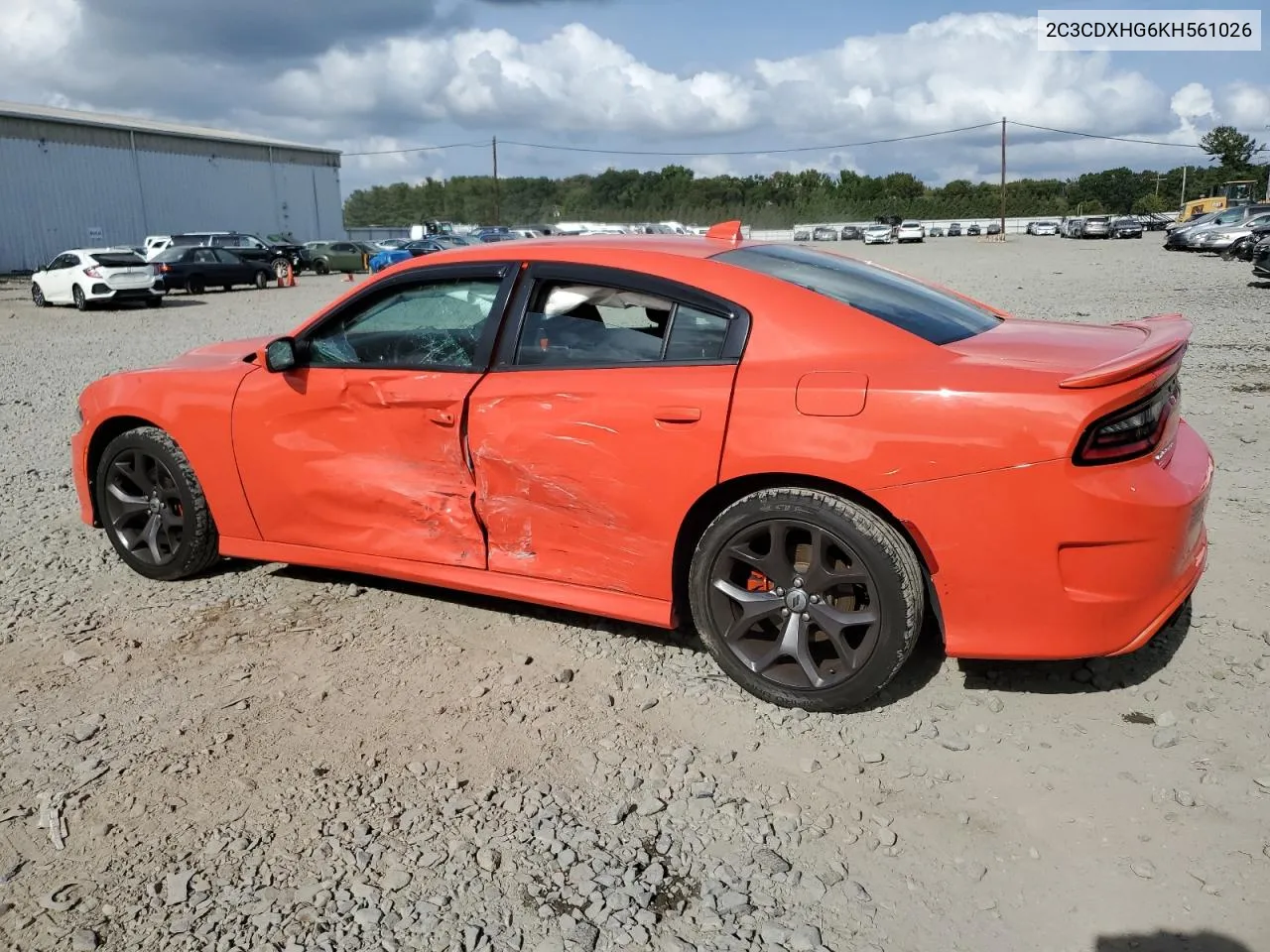 2019 Dodge Charger Gt VIN: 2C3CDXHG6KH561026 Lot: 71554954