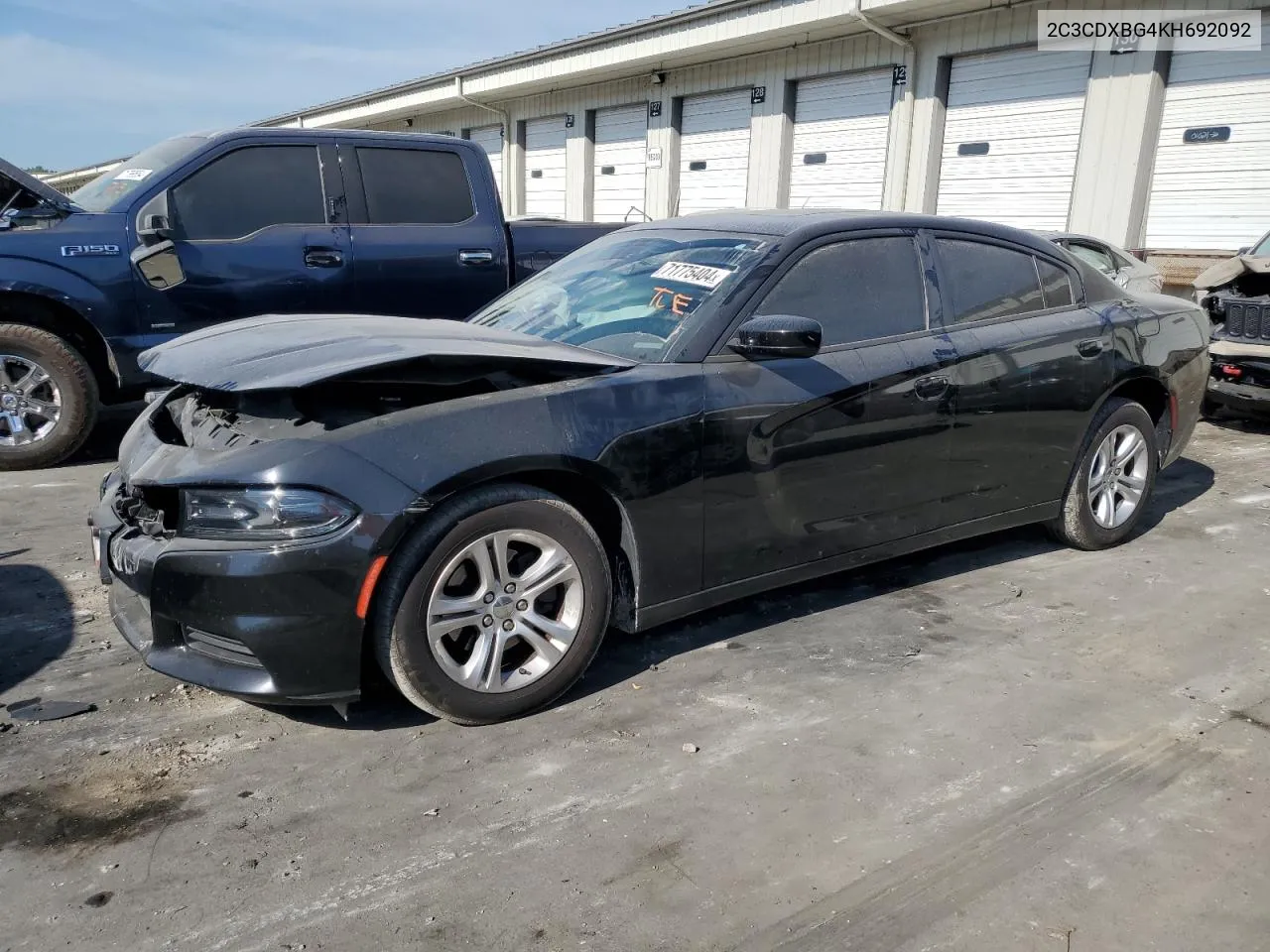 2019 Dodge Charger Sxt VIN: 2C3CDXBG4KH692092 Lot: 71775404